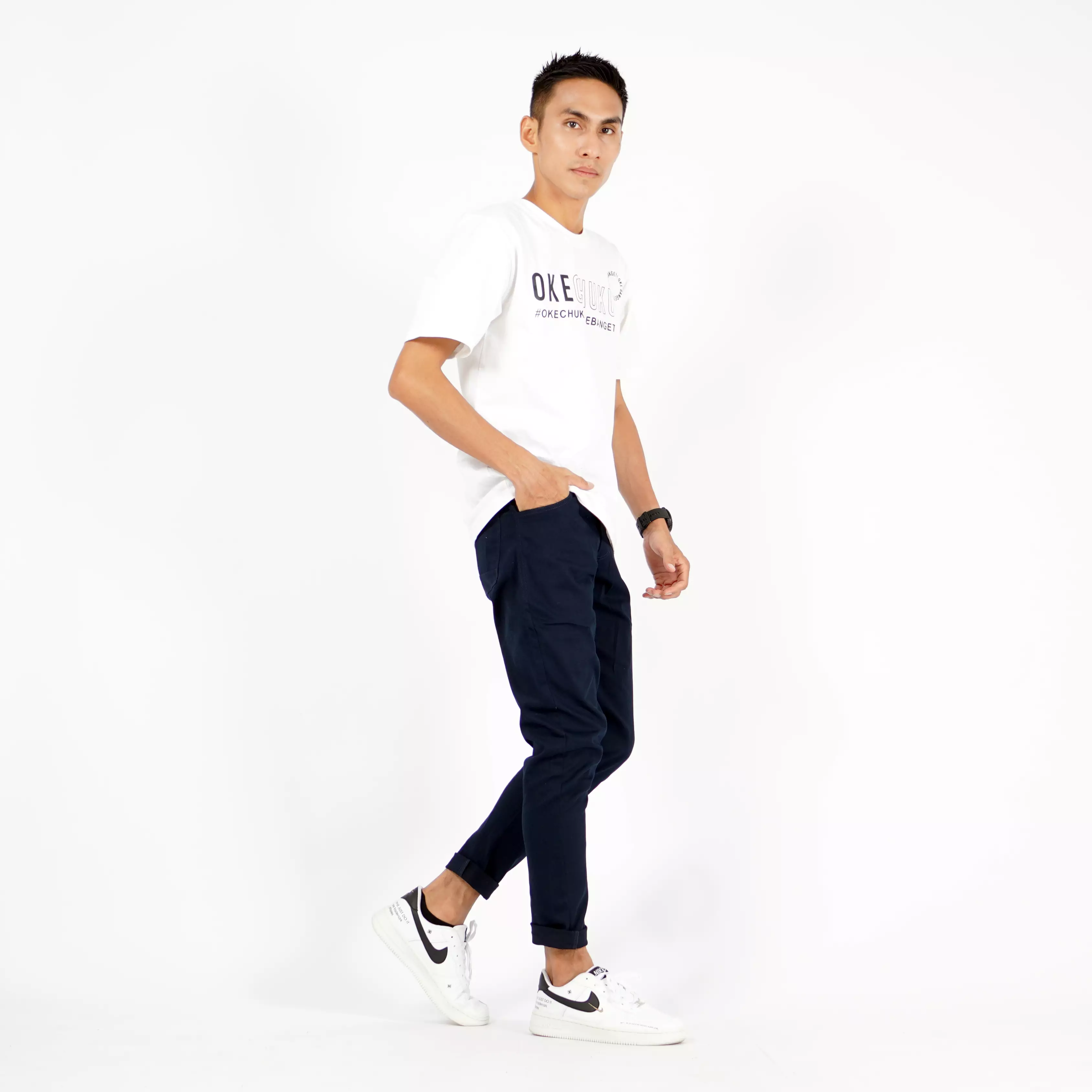 Jay Celana Chino Panjang Pria Celana Chino Pria Celana Panjang Chino Pria - NAVY