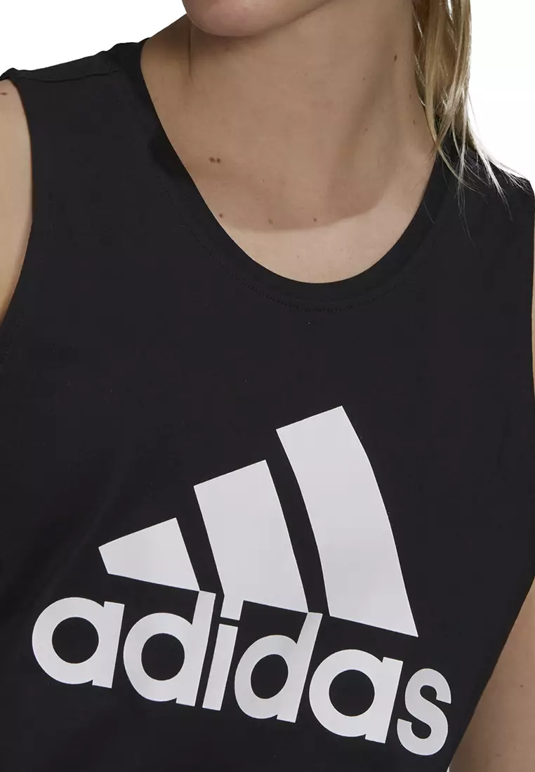 Adidas boxy hotsell logo tank