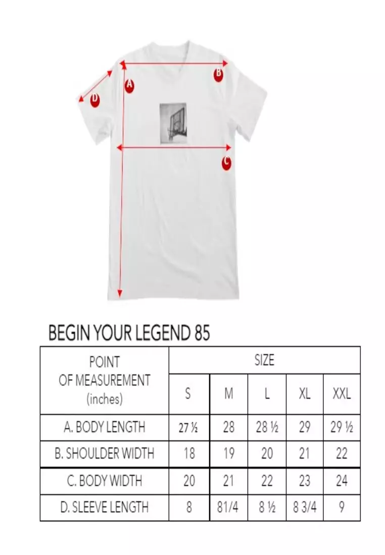 Buy World Balance World Balance BEGIN YOUR LEGEND 85 Men s Tee