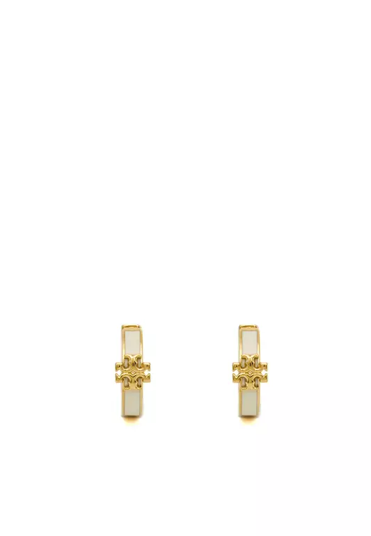 Kira Enamel Hoop Earring