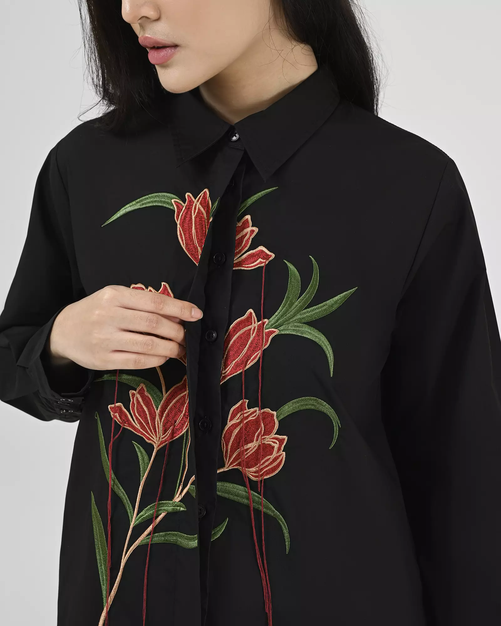 Geulis.id ELPHY SHIRT - Black
