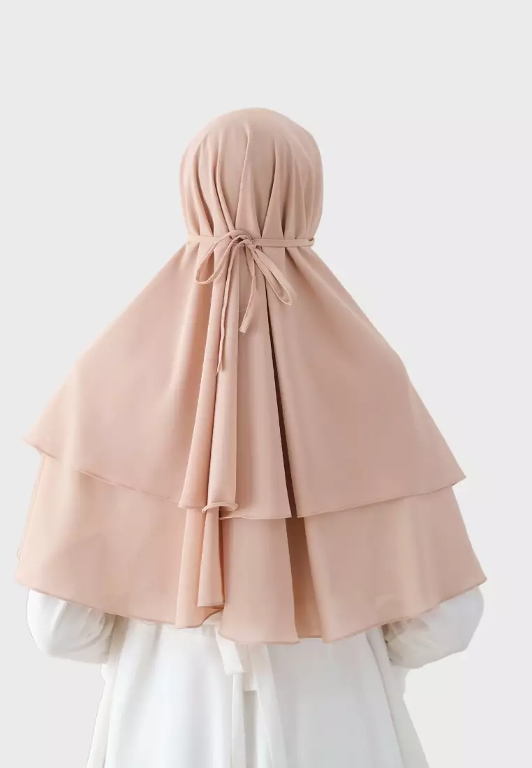 Bergo Alena Hijab Instant Seashell