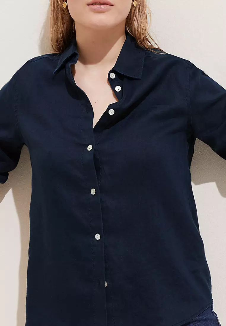 Pure Linen Long Sleeve Shirt