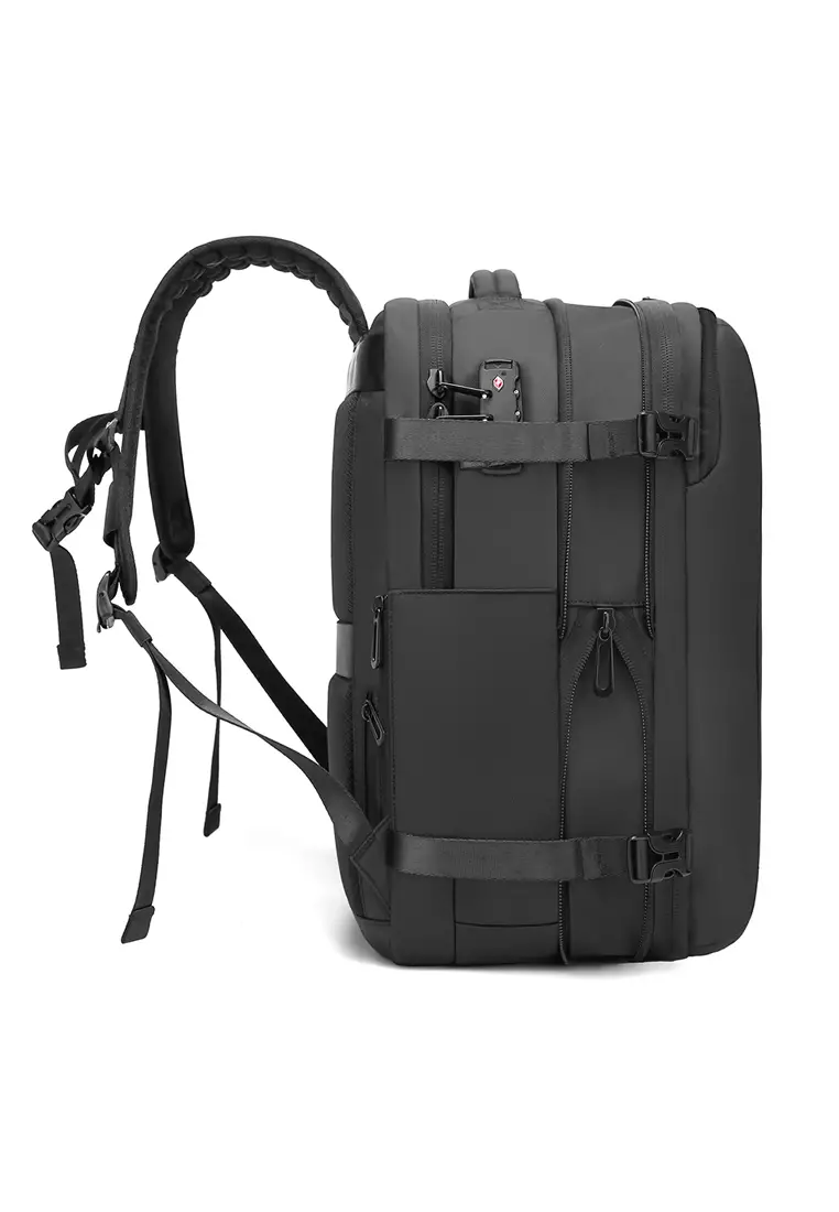 Bange Prime Vacuum Compression Compartment Travel Backpack with Electrical Pump and Intergrated Weight Handle