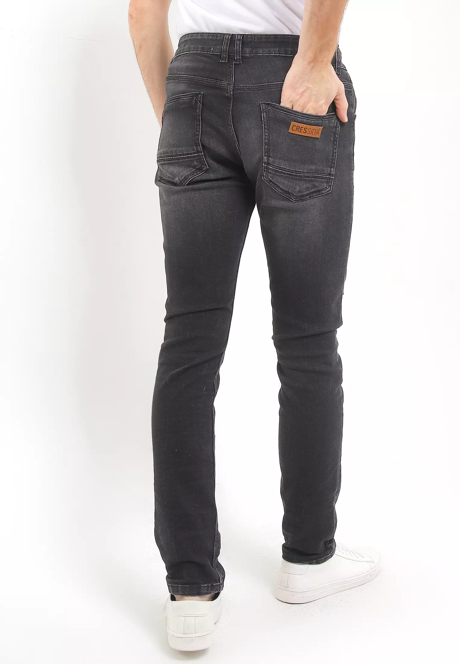 Cressida Skinny Jeans Pants B289A - Grey
