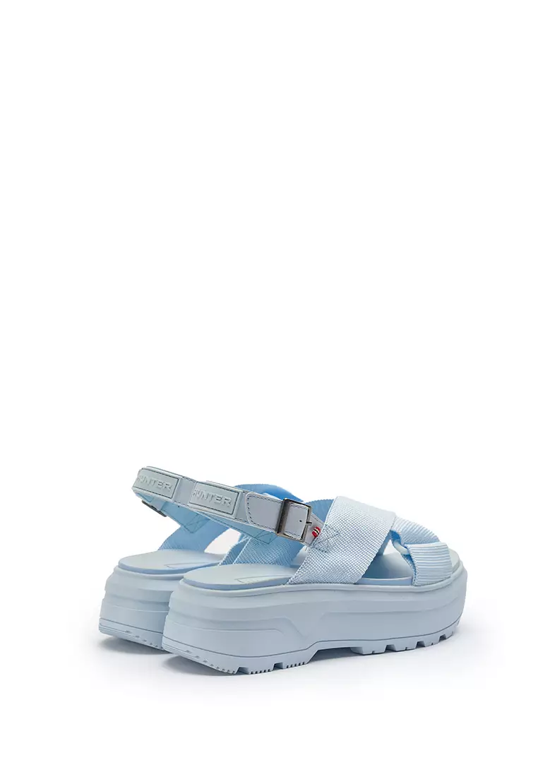 UNISEX CITY REBEL WEBBING CROSS-OVER SANDALS