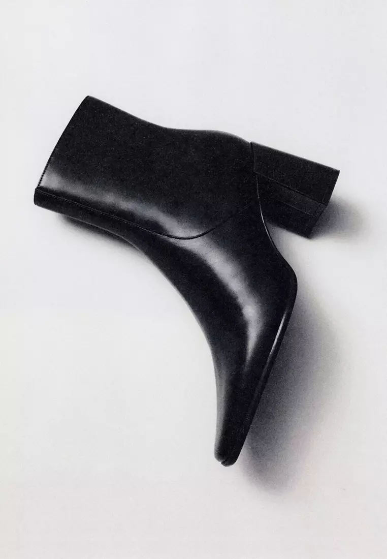 Ankle Boots with Block Heel