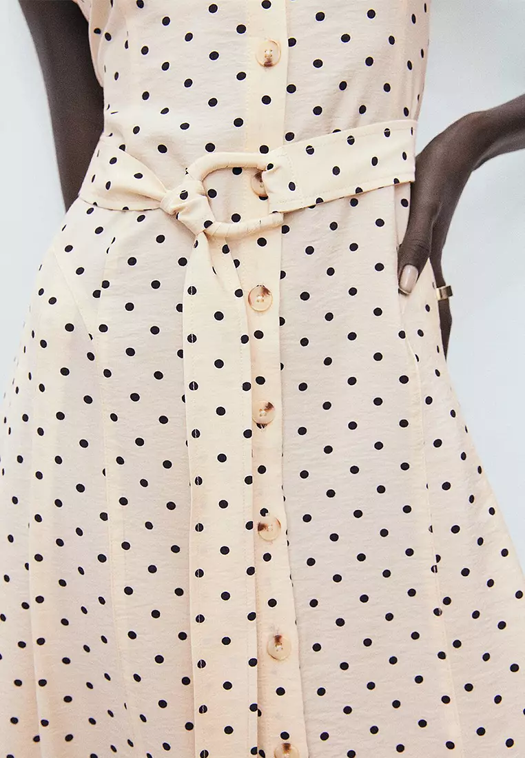 Polka Dot Shirt Dress