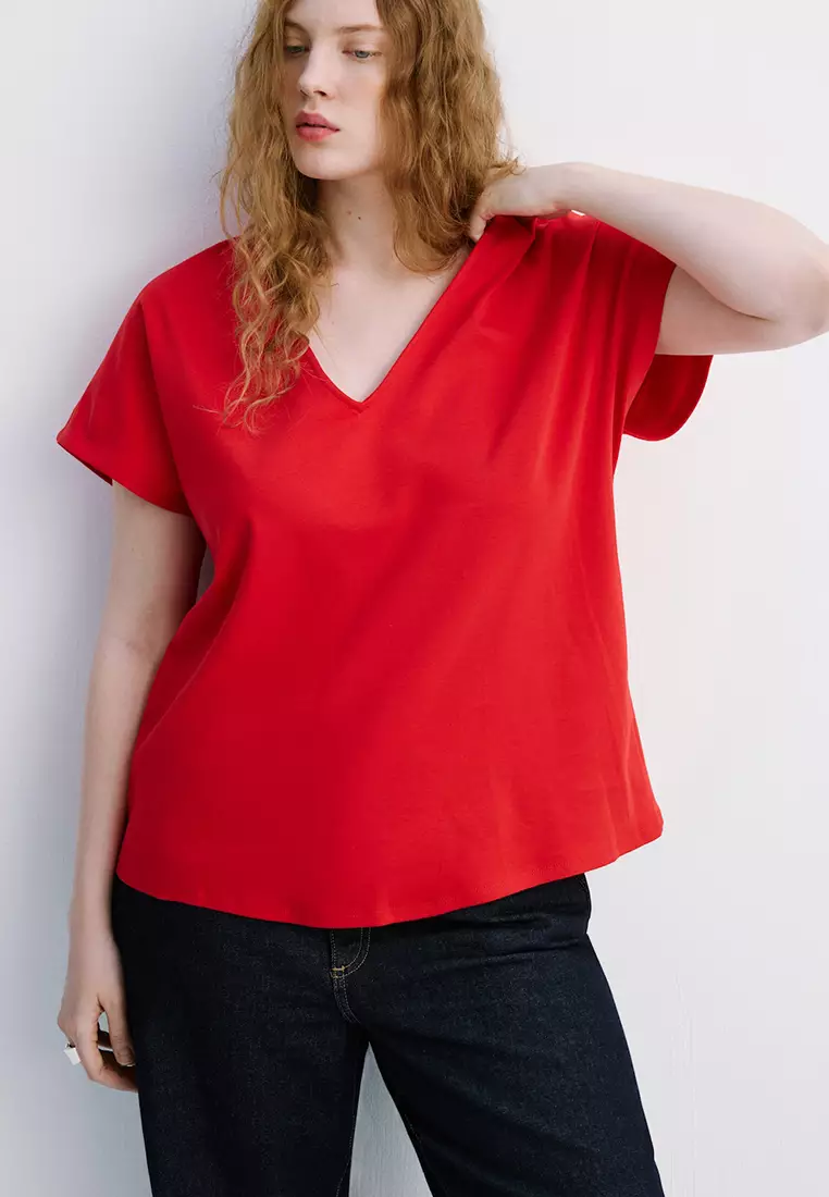 V-Neck Cotton Top
