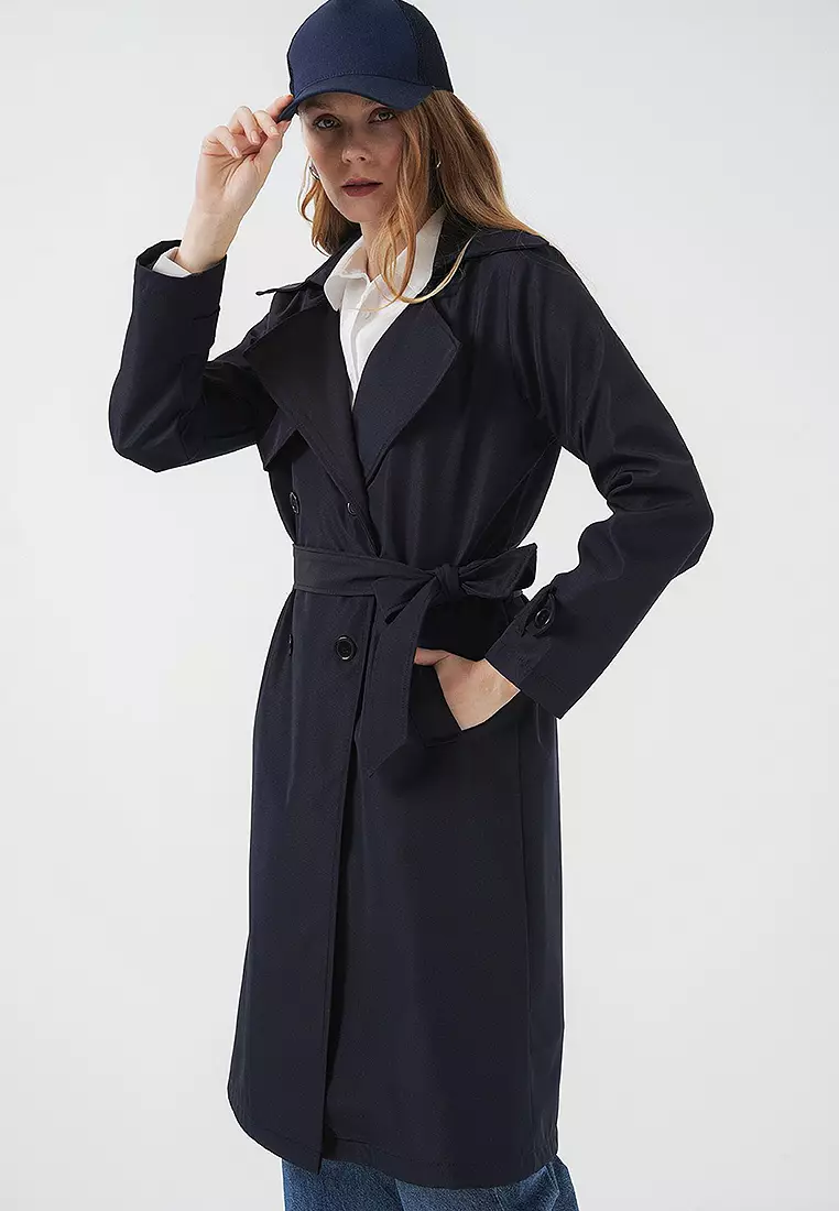 Double Breasted Trench Coat