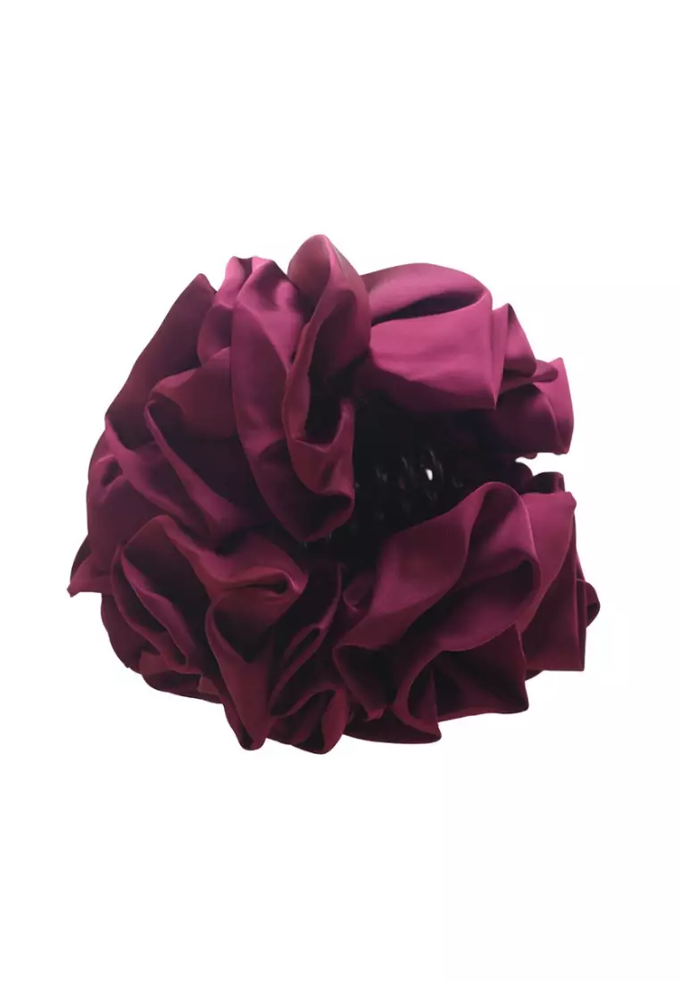 Hair Clip Shifon Type A Maroon