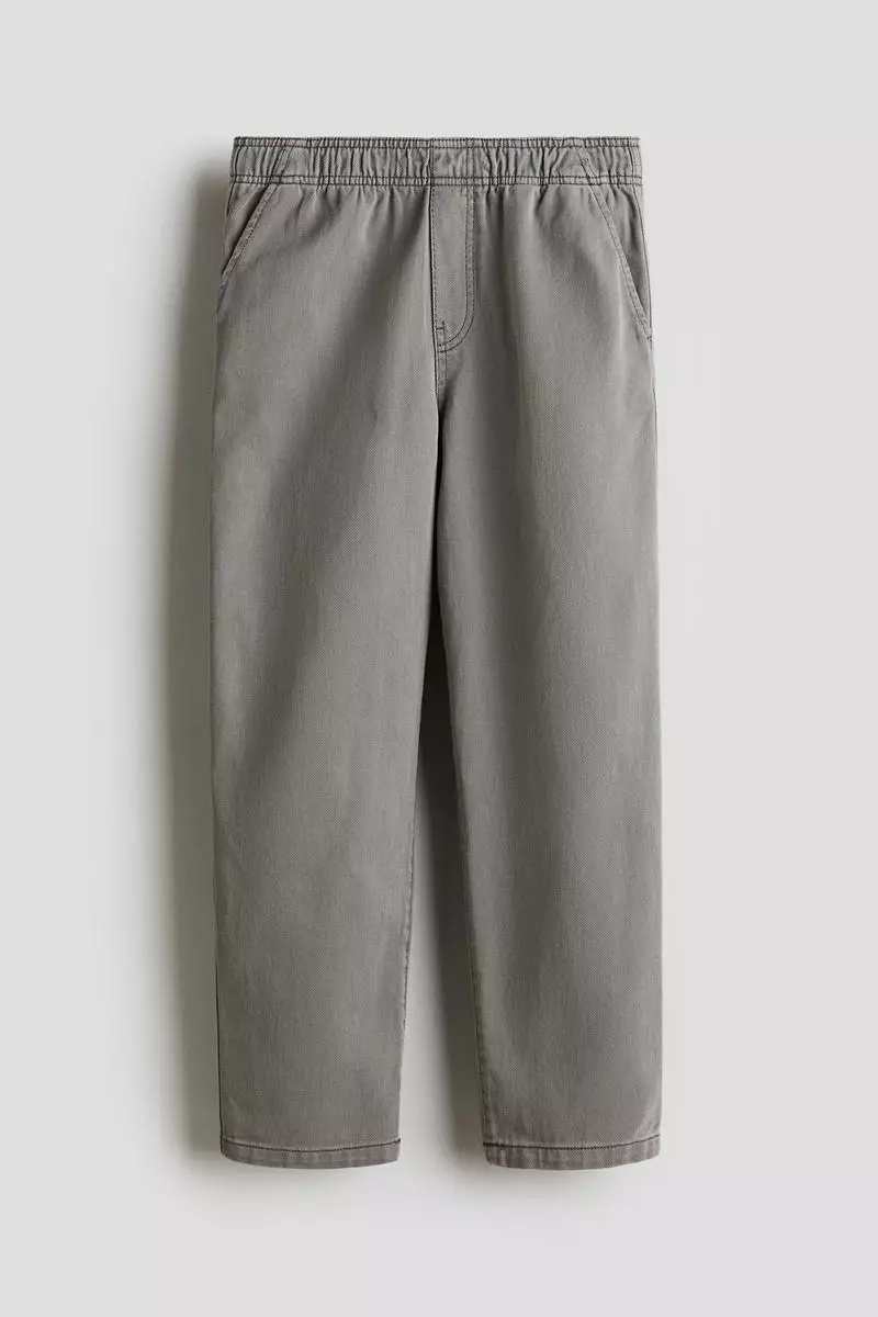 Cotton twill joggers