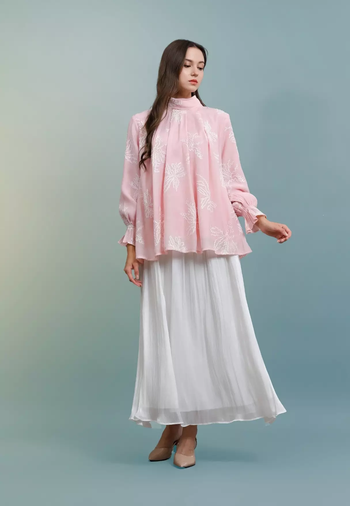 Aurine Blouse - Rose