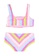 Shiwi pink and multi girls malibu scoop top bikini 8BA92KAAC7FB74GS_2