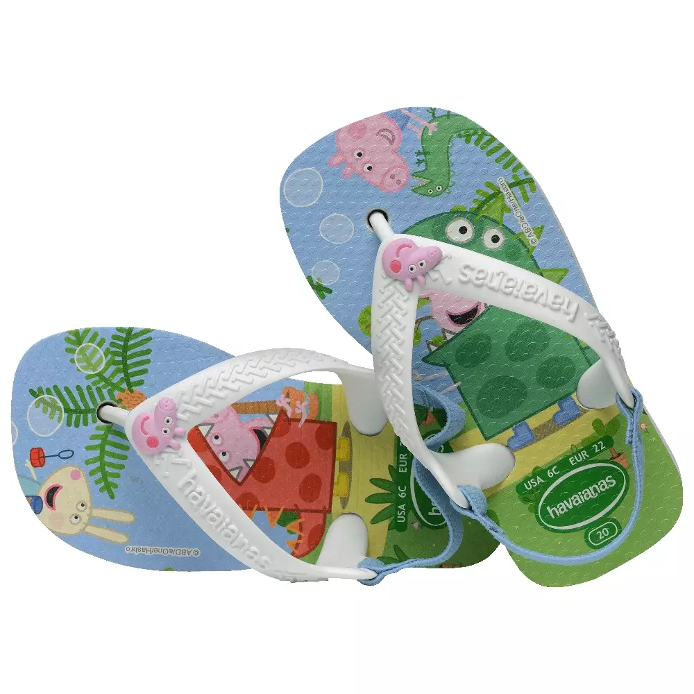 Havaianas Baby Peppa Pig - Sandali Unisex Per Bambini | Gomma | Slip-on | Divertenti E Comodi - Foto 6