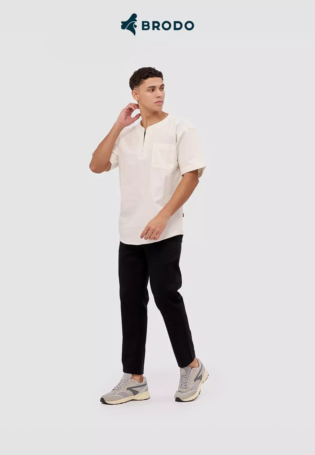 BRODO - Broshirt Exito Short White