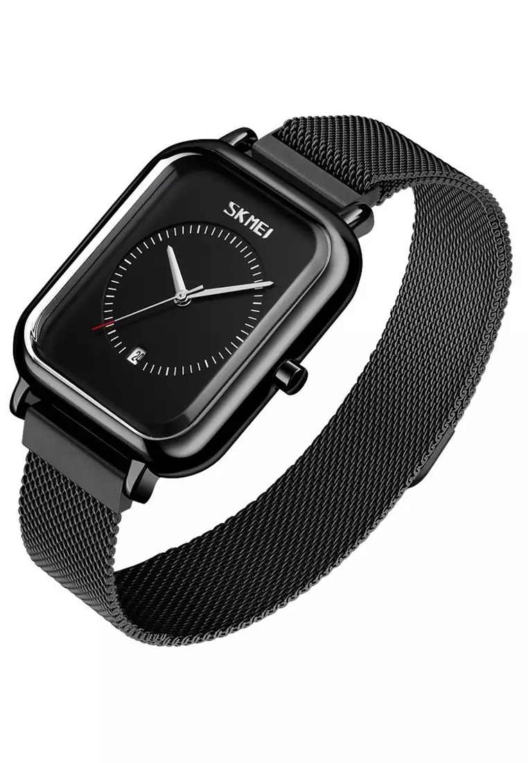 Jam Tangan Casual Analog Wanita Strap Tali Material Stainless Steel QP08 ORIGINAL