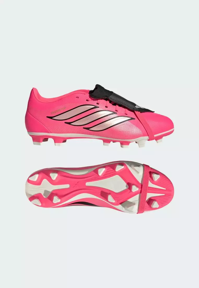 ADIDAS Football Predator Club Fold-Over Tongue Firm Ground/Multi Ground Football Boots Unisex Pink HQ2273