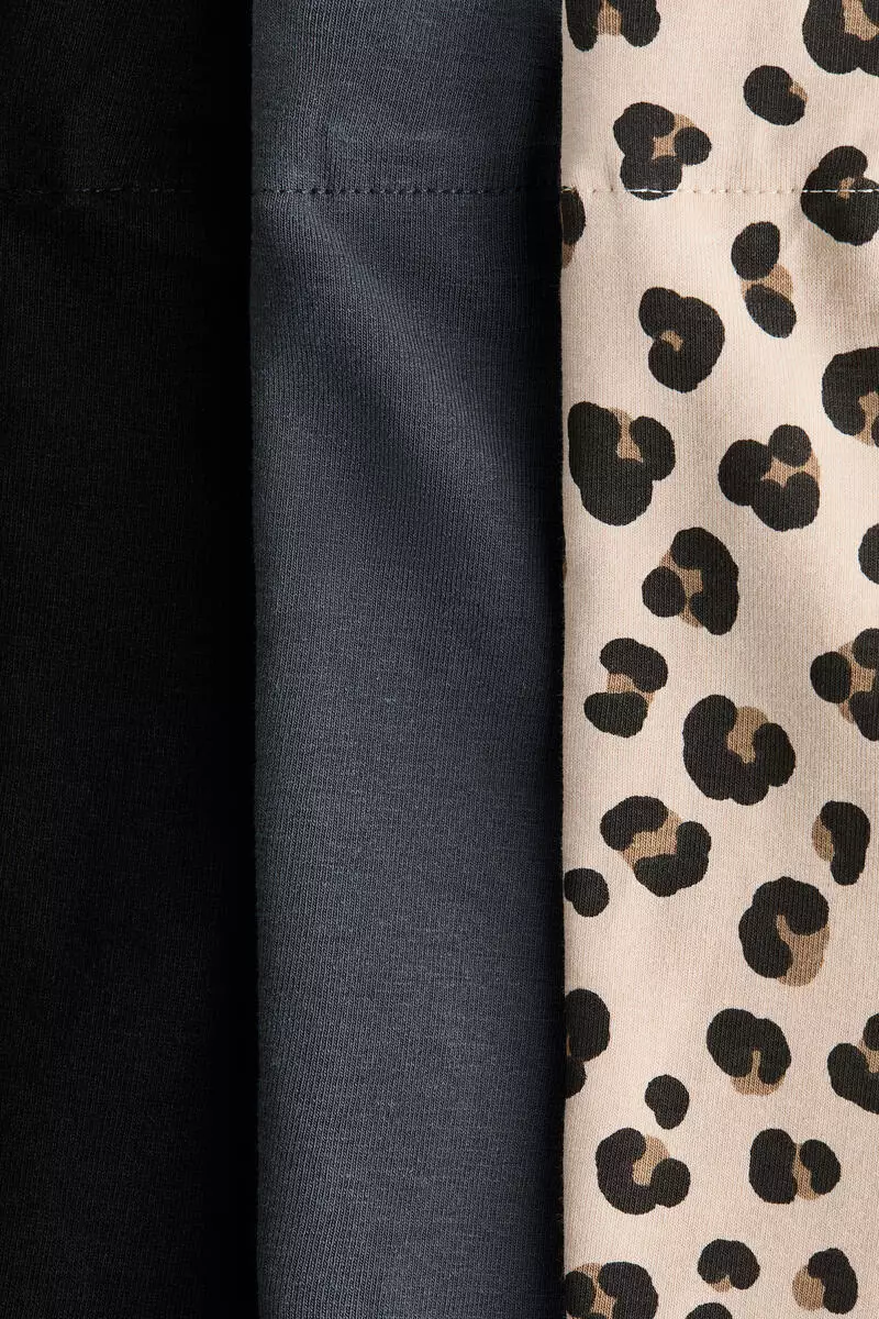 3-pack flared leggings