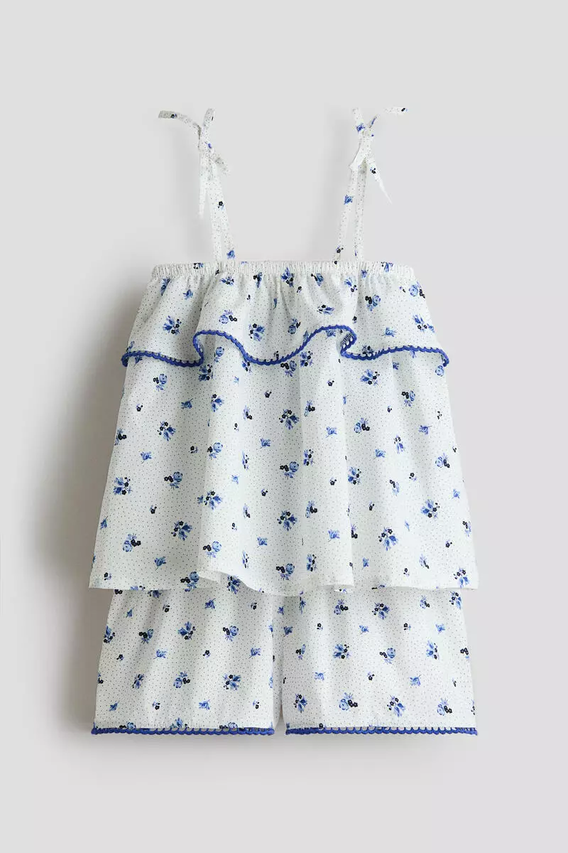 2-piece printed cotton set