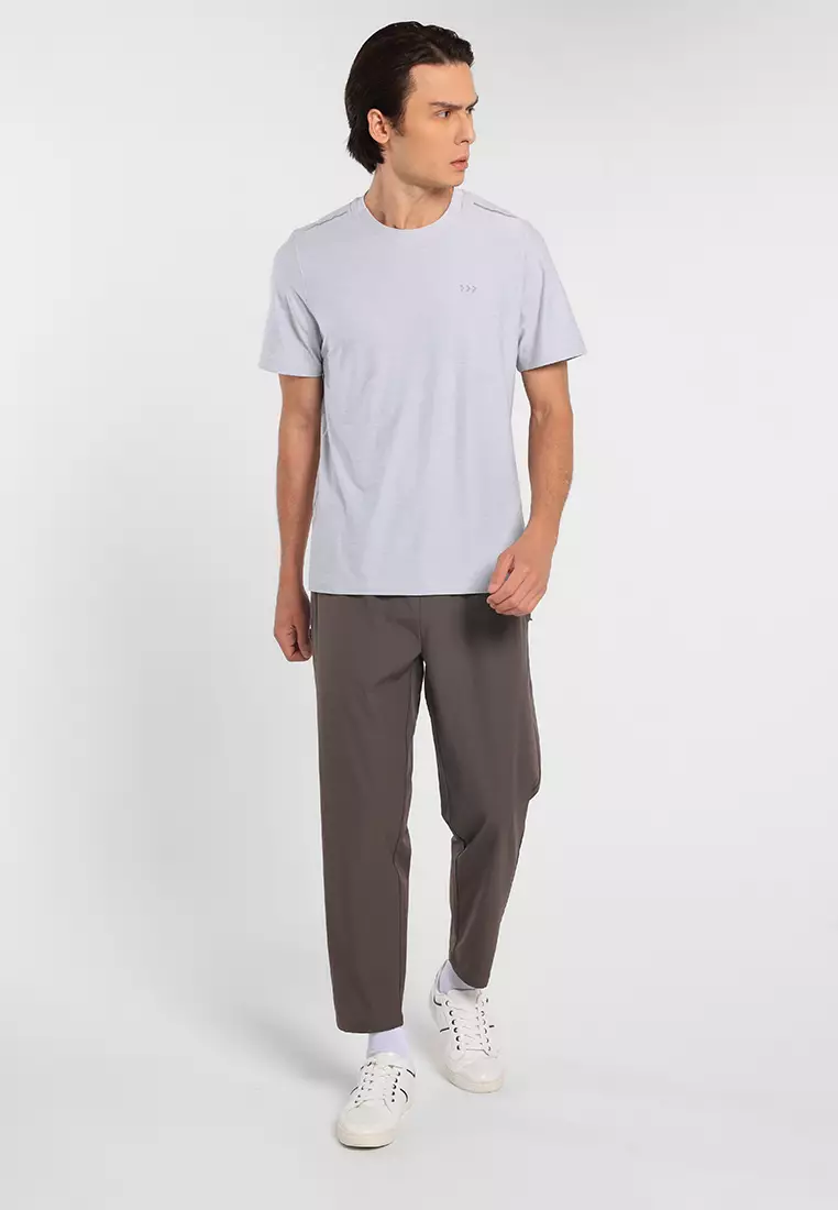 MANZONE - Celana Panjang Active Jogger Robin 03 - Dark Grey Warna Grey_Dark