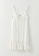 LC WAIKIKI white and beige Heart Collar Self Patterned Strap Poplin Women's Dress FA513AA3419893GS_6