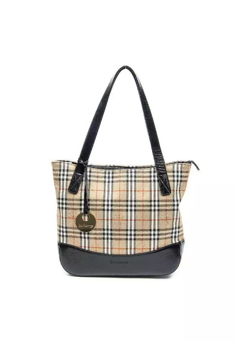 Burberry tote small best sale