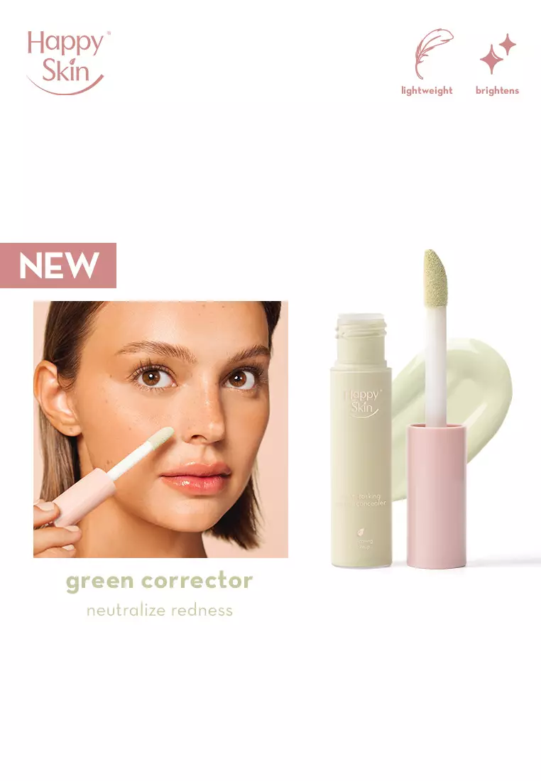 Discount on Happy Skin  shoes - SKU: Second Skin Multi-Tasking Serum Concealer In Green