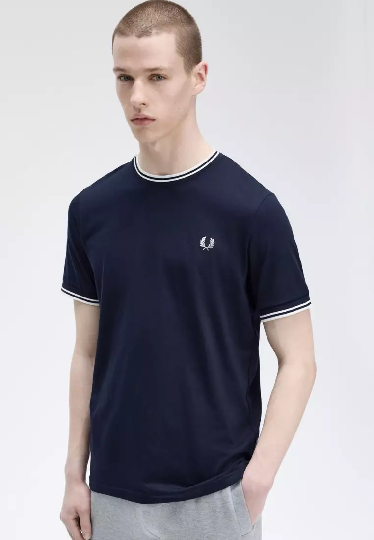Tシャツ・カットソー FRED PERRY FW24 TWIN TIPPED FRED PERRY SHIRT (M3600 X51) TWIN TIPPED FRED PERRY SHIRT / ツインティップ フレッドペリー