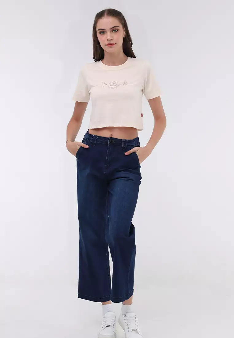 Denim Wide Leg Ladies Jeans