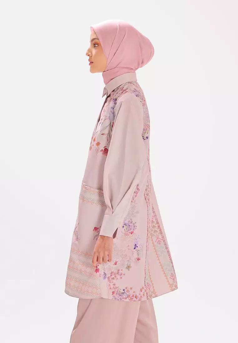 Ria Miranda Beige Pink Ilana Tunic