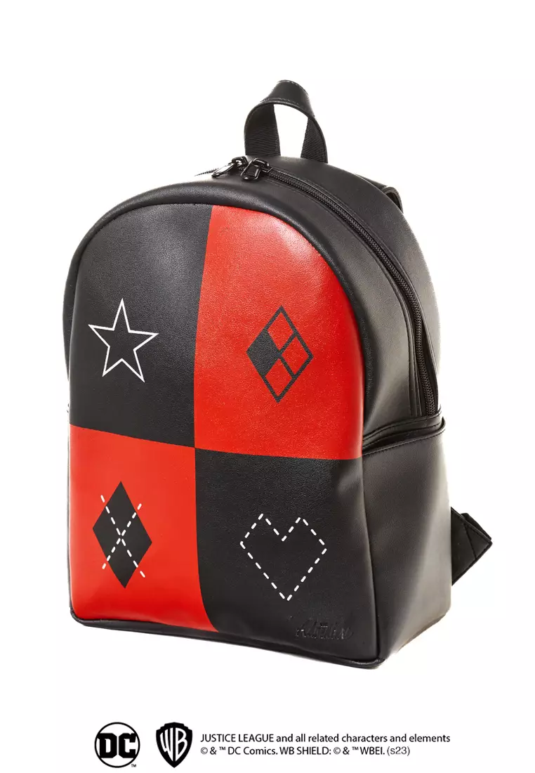 DC Comics Collection Harley Quinn Leather Backpack Shin