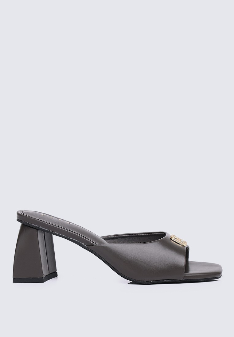 Vivienne Comfy Fit Footbed Microfiber Leather Heels