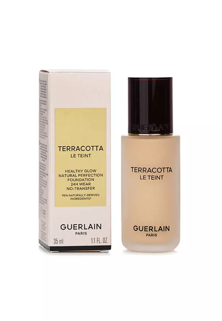 Guerlain - Terracotta Le Teint Healthy Glow Natural Perfection Foundation 24h Wear No Transfer - # 2w Warm 35ml/1.1oz