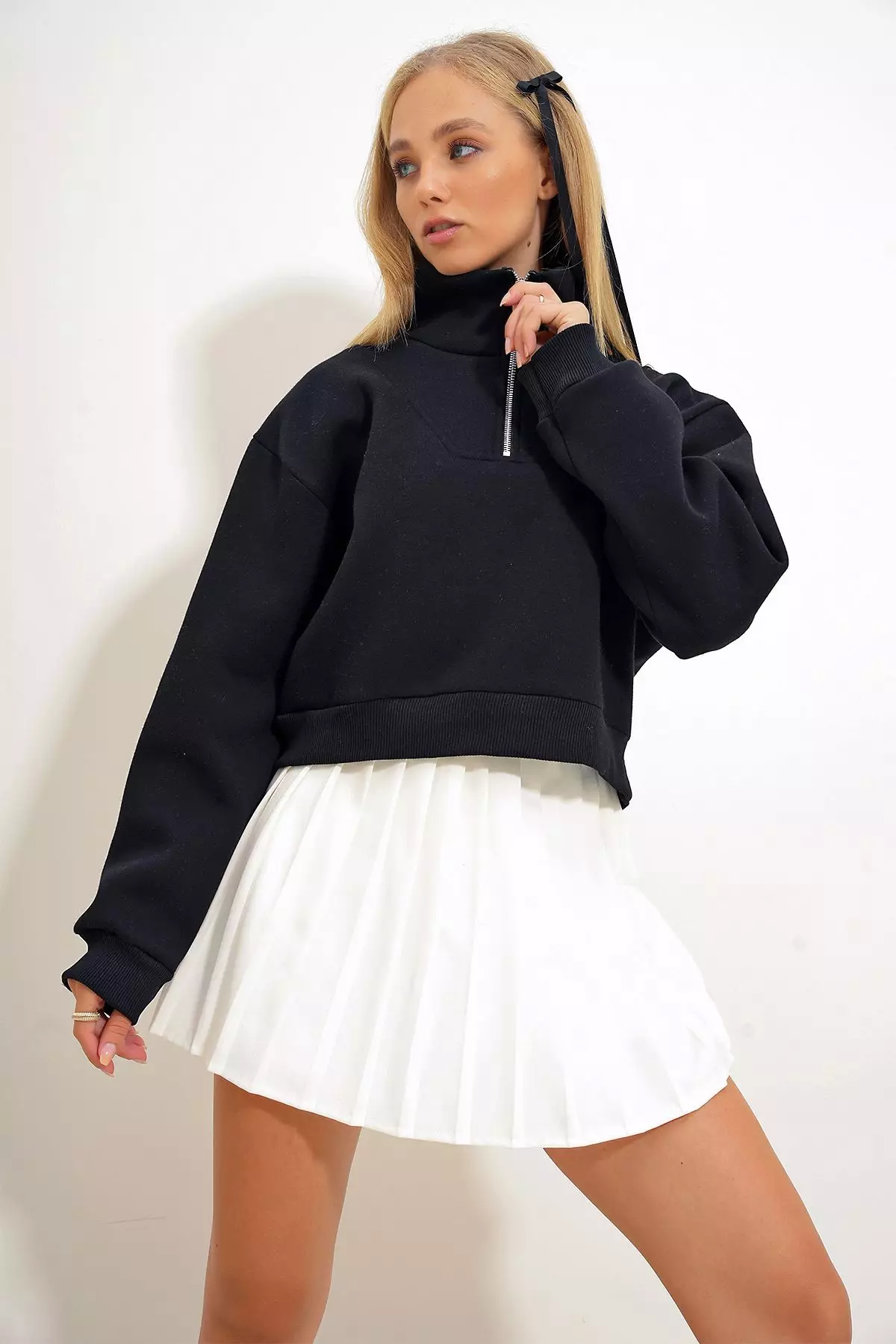 Half Zip Sweatshirt