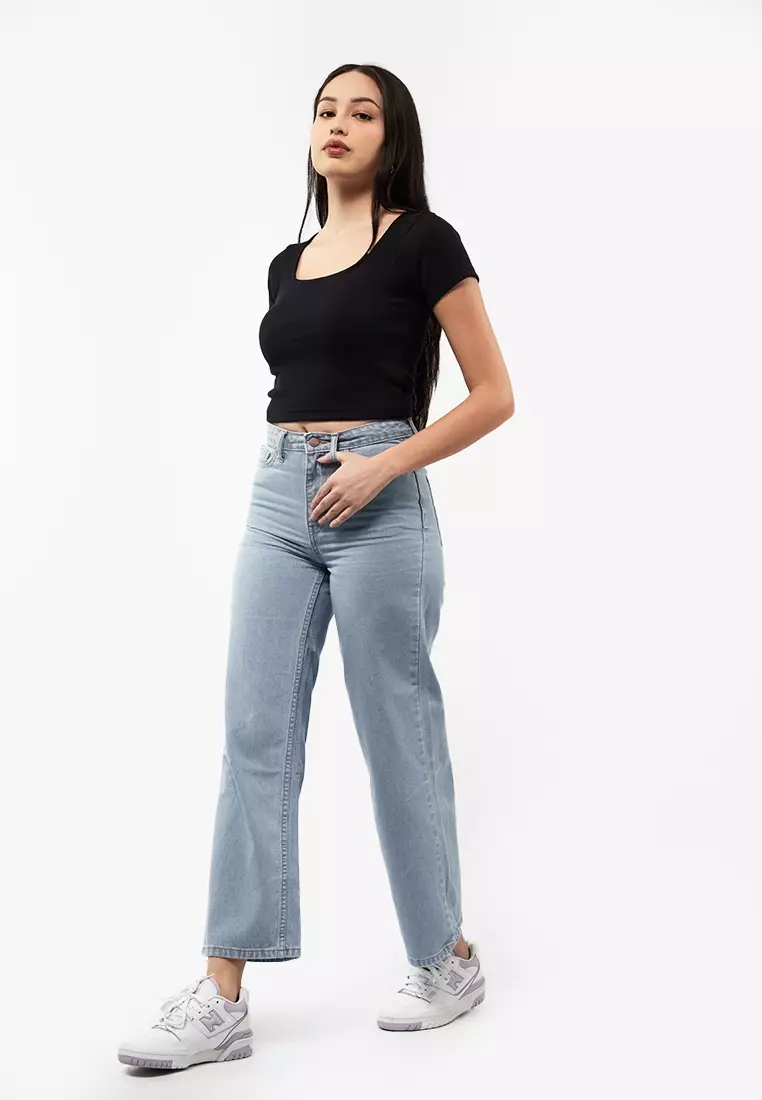 Basic Wide Leg Jeans
