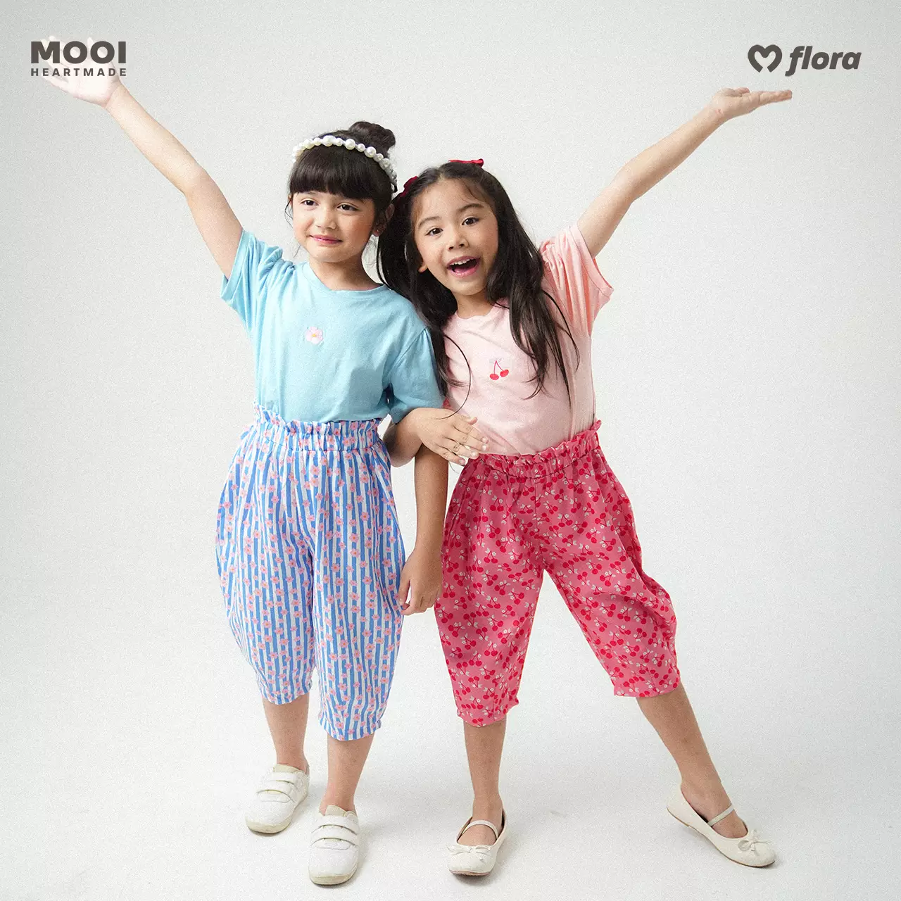 Mooi Setelan Anak Perempuan Callie Set - Pink Candy