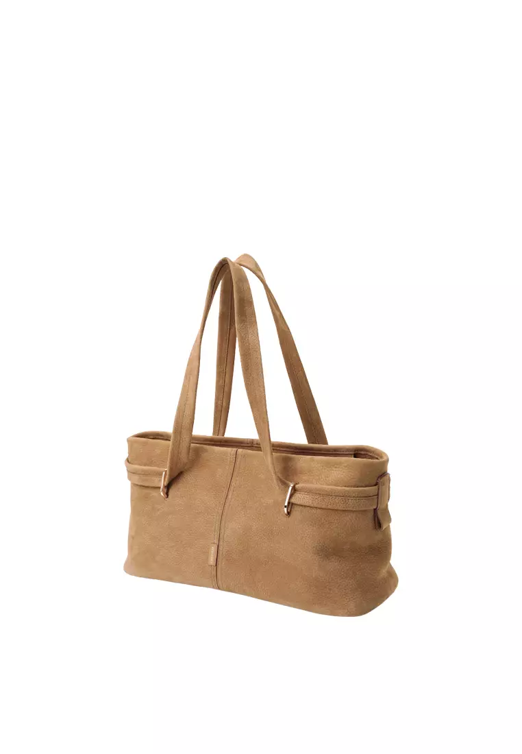 Empiricism Baguette 單肩袋 - 焦糖