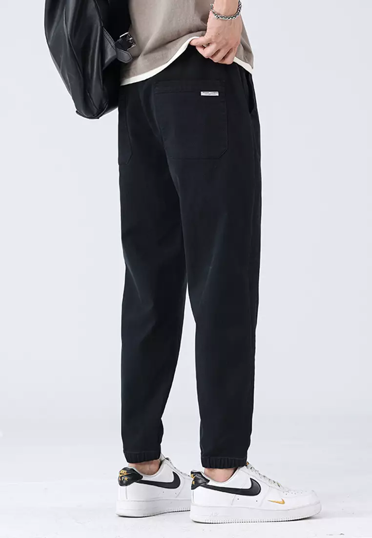 Drawstring Slim Jogger Pants
