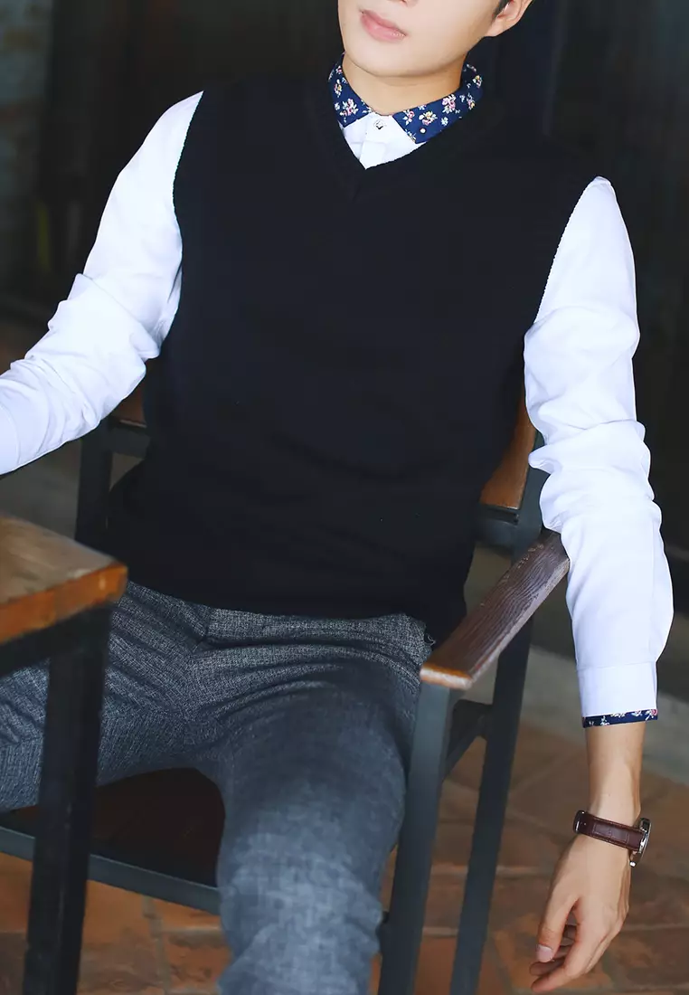 V-neck Casual Vest XH2019