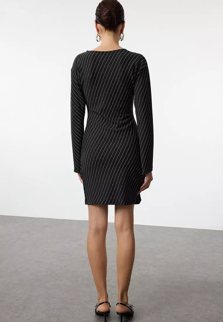 brandy melville black mini dress brandy melville black dress Bonnie Dress