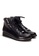 Shu Talk black XSA Zipper Leather Boots Sneakers E88CBSH4A18617GS_6