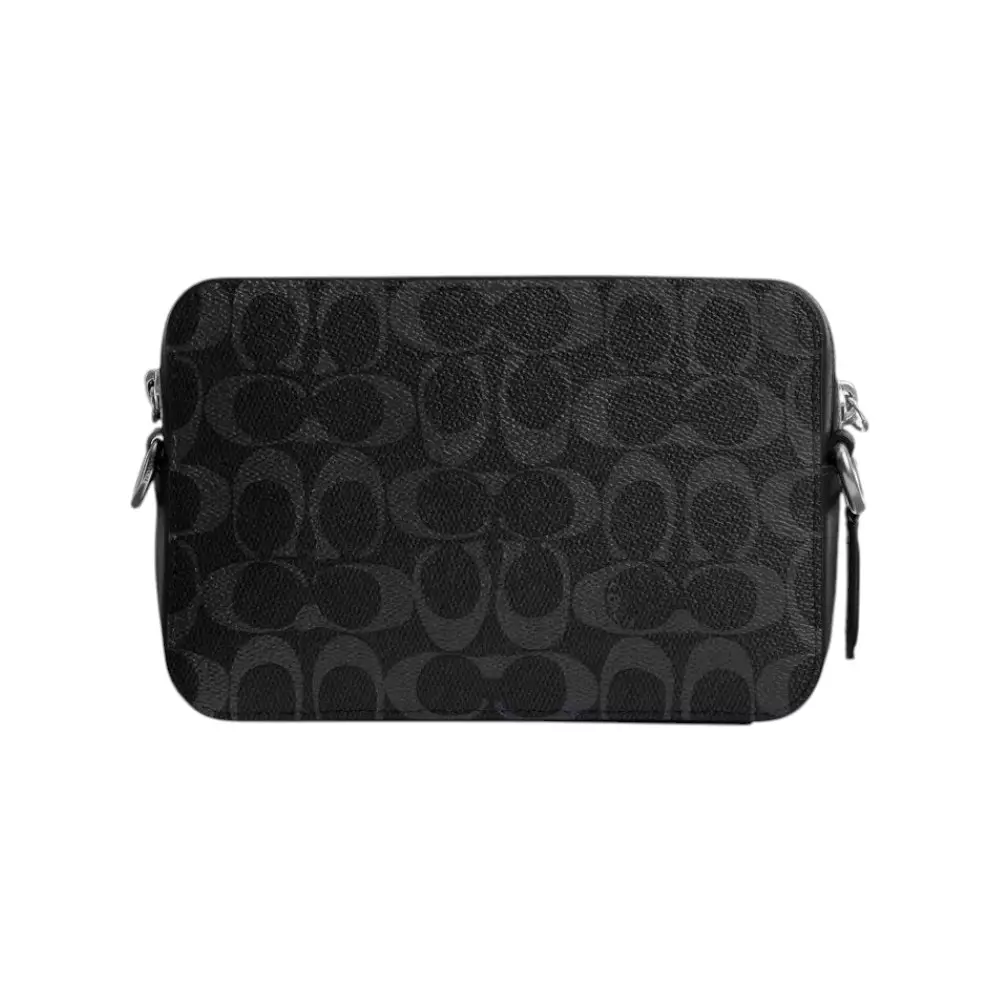 Charter Crossbody Bag 19 In Signature Canvas Black