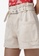 JUST G beige Teens Utility Paperbag Shorts With Belt 31120AA82D25E7GS_4