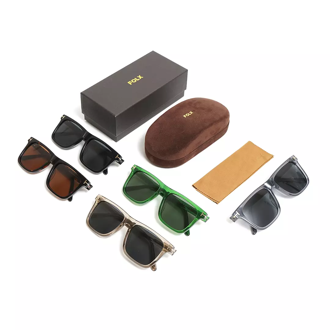 Polarised Buckley Sunglasses Black