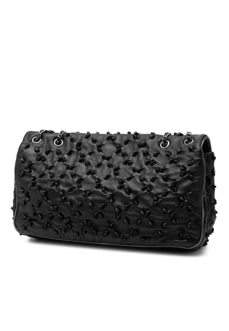 Pre-Loved Chanel Cc Lambskin Chic Knot Flap