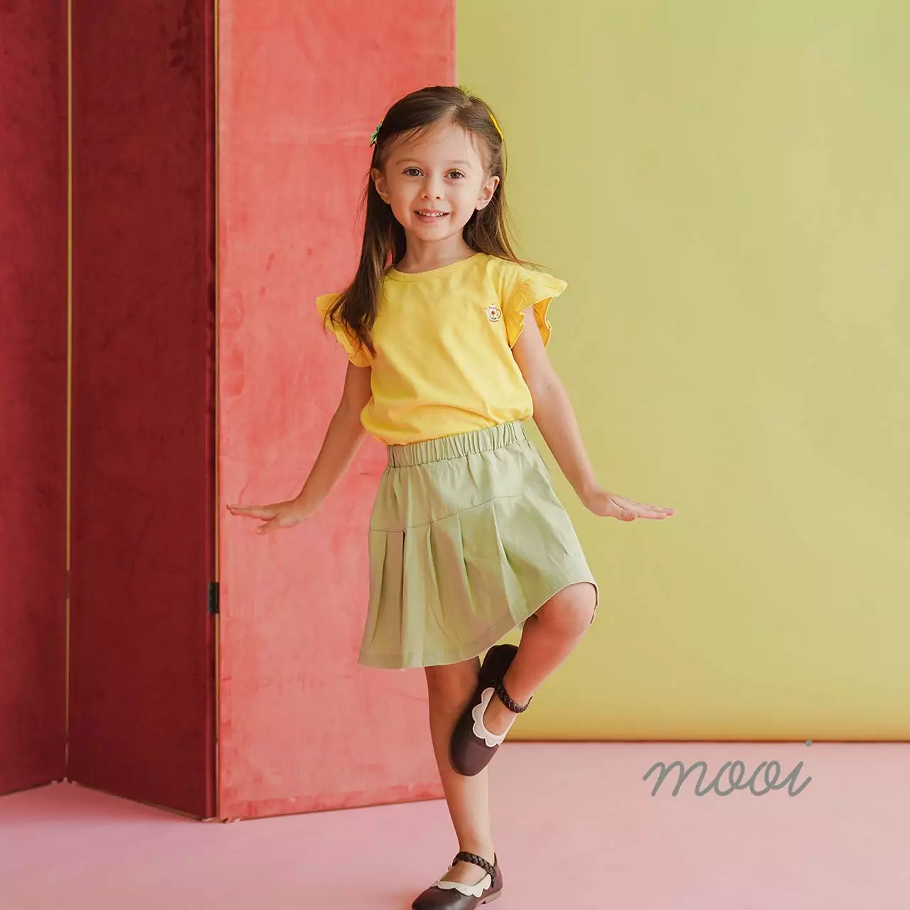 Mooi Rok Anak Perempuan Angel Skirt - Moonlight Blue