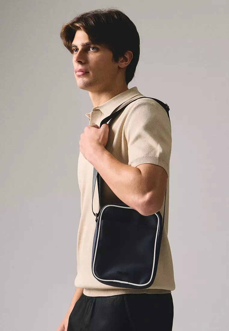 Crossbody Bag With Piping