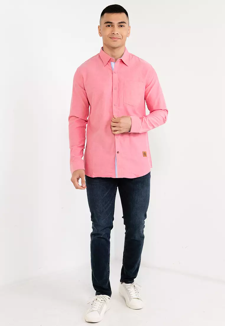 Men's Long Sleeves Woven Shirt