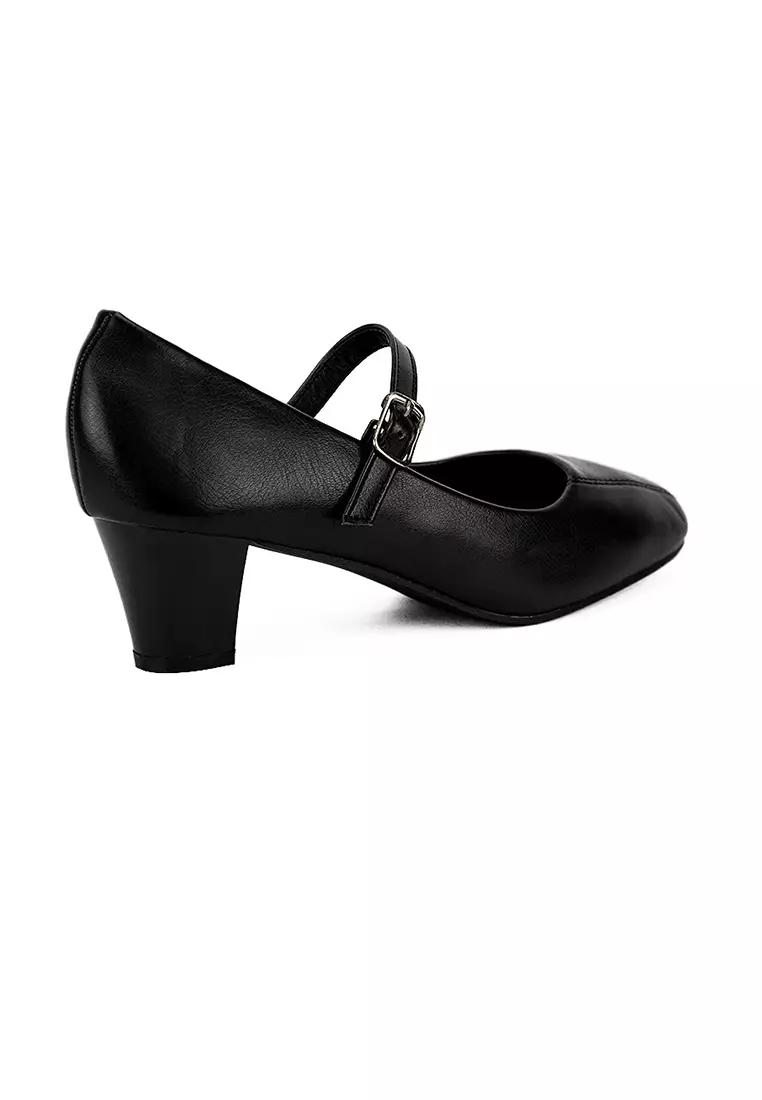 Women's College Pumps Shoes LW 23810 Black C24 C41